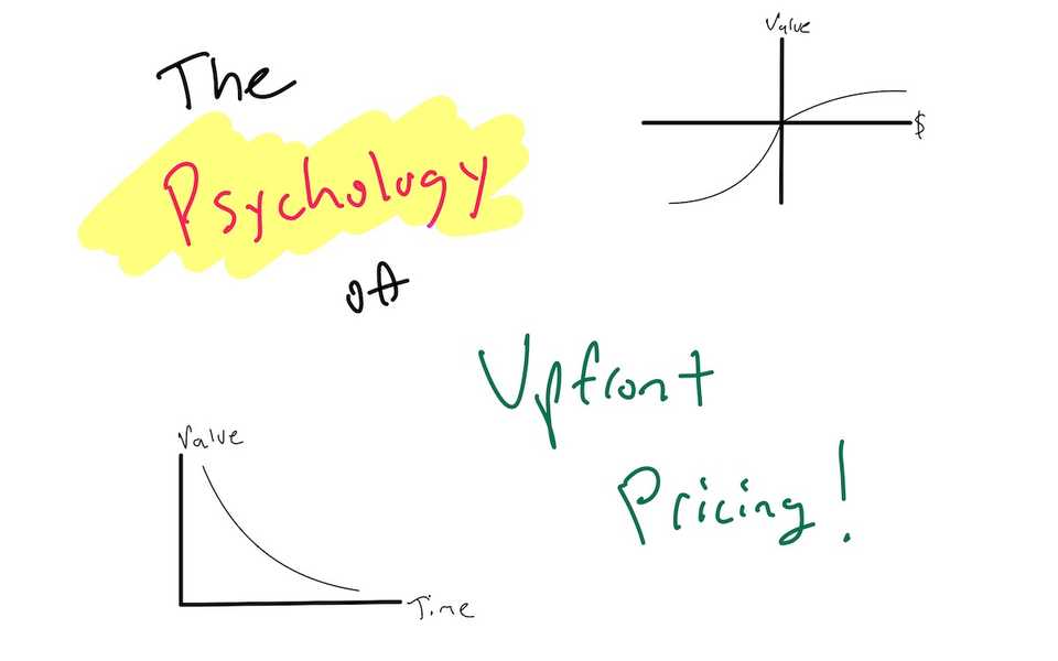Psychology of Upfront Pricing and Prospect Theory